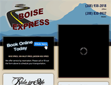 Tablet Screenshot of boisexpress.com